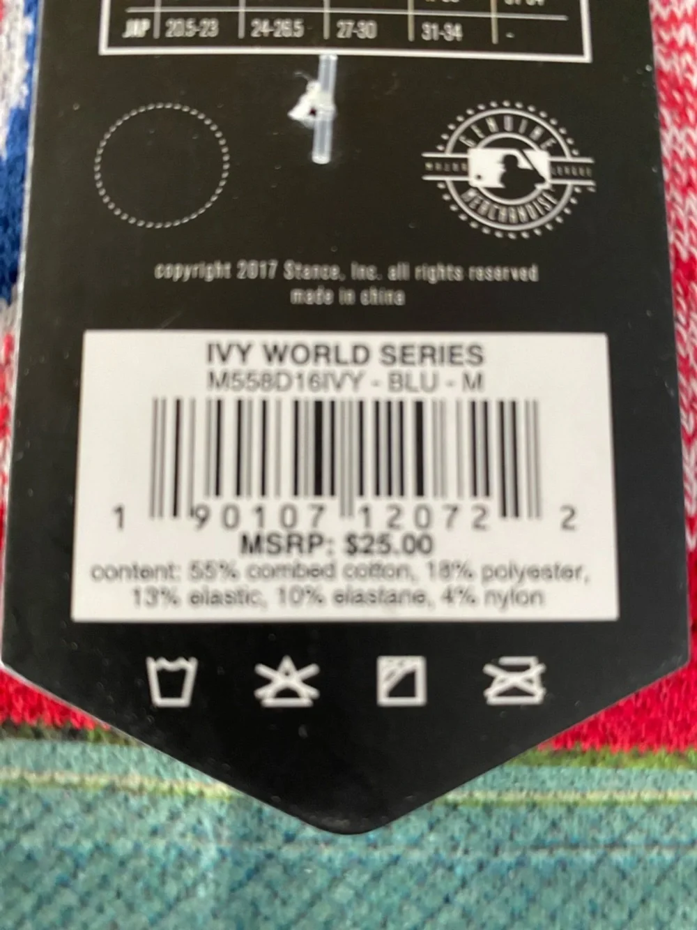 Stance 2019 World Series Chicago Cubs Wrigley Field Crew Socks - Picture 4 of 6